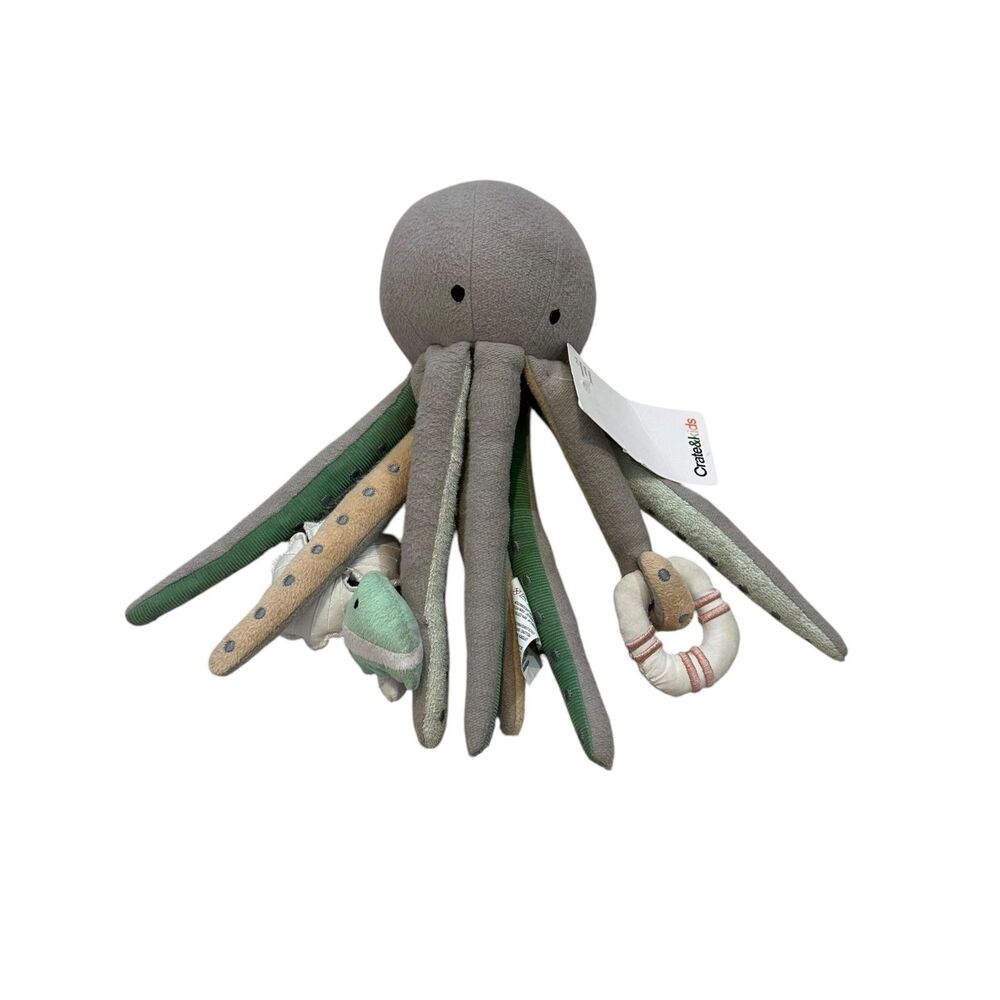 Crate & Barrel Sea Life Octopus Baby Activity Toy
